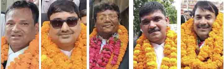 HC बार चुनाव: अमित, विवेक, राजकुमार, हनुमान व दिनेश Vice President बने