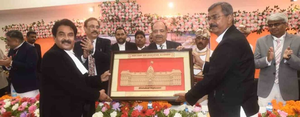 नवनिर्मित Advocates' Building में हाईकोर्ट बार एसोसिएशन, इलाहाबाद के कार्यालय एवं लाइब्रेरी का इनॉगरेशन